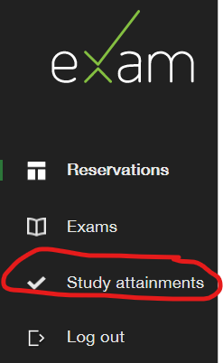 Exam Study attainments