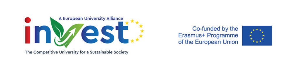 Logot: Invest-projekti ja Erasmus+ ohjelma