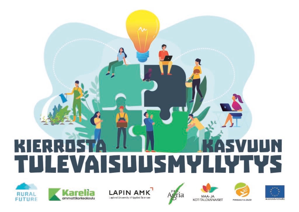 Kierrosta kasvuun -tulevaisuusmyllyksen mainoskuva