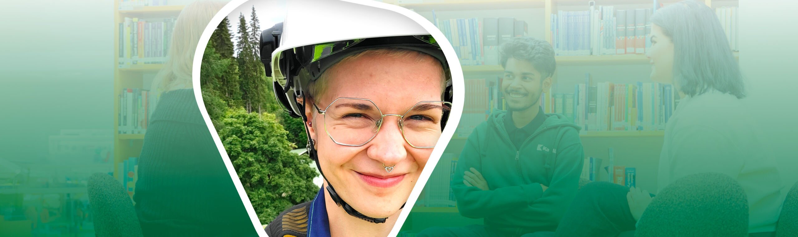 Opiskelin ammattiin, jossa voin kehittää ympäristön tilaa