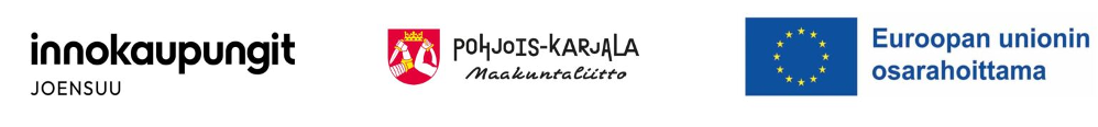 innokaupungit logo, maakuntaliiton logo, EU logo