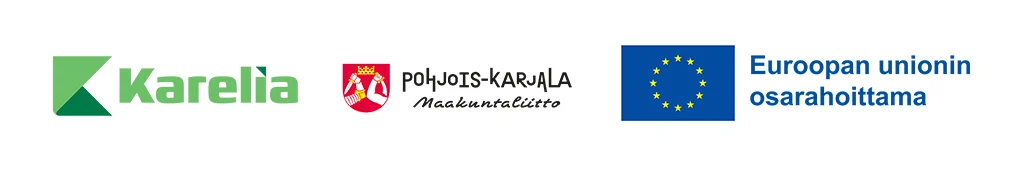 Karelia, maakuntaliitto ja EU logot