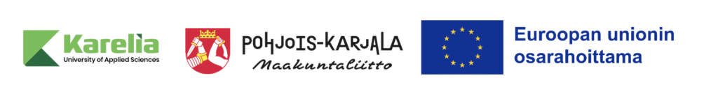 Karelian, maakuntaliiton ja EU logo